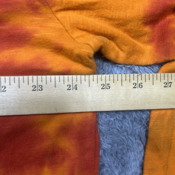 Looney Toons Tie Dye Shirt Women's 2XL Orange Red Long Sleeve Bugs Bunny Y2K - Picture 7 of 11